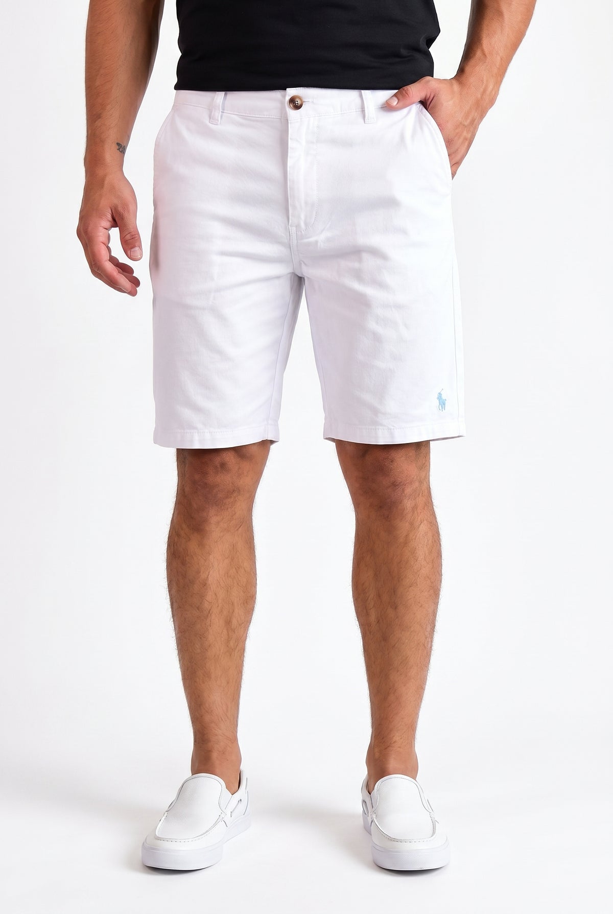 Bermuda Masculina Sarja RL - Branca