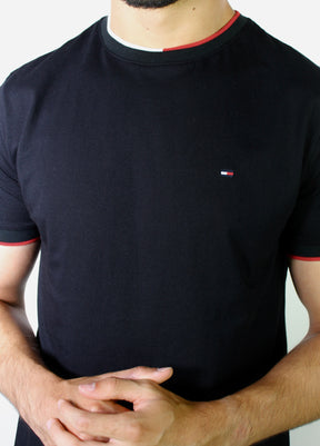 Camiseta TH Edge Detail - Preta