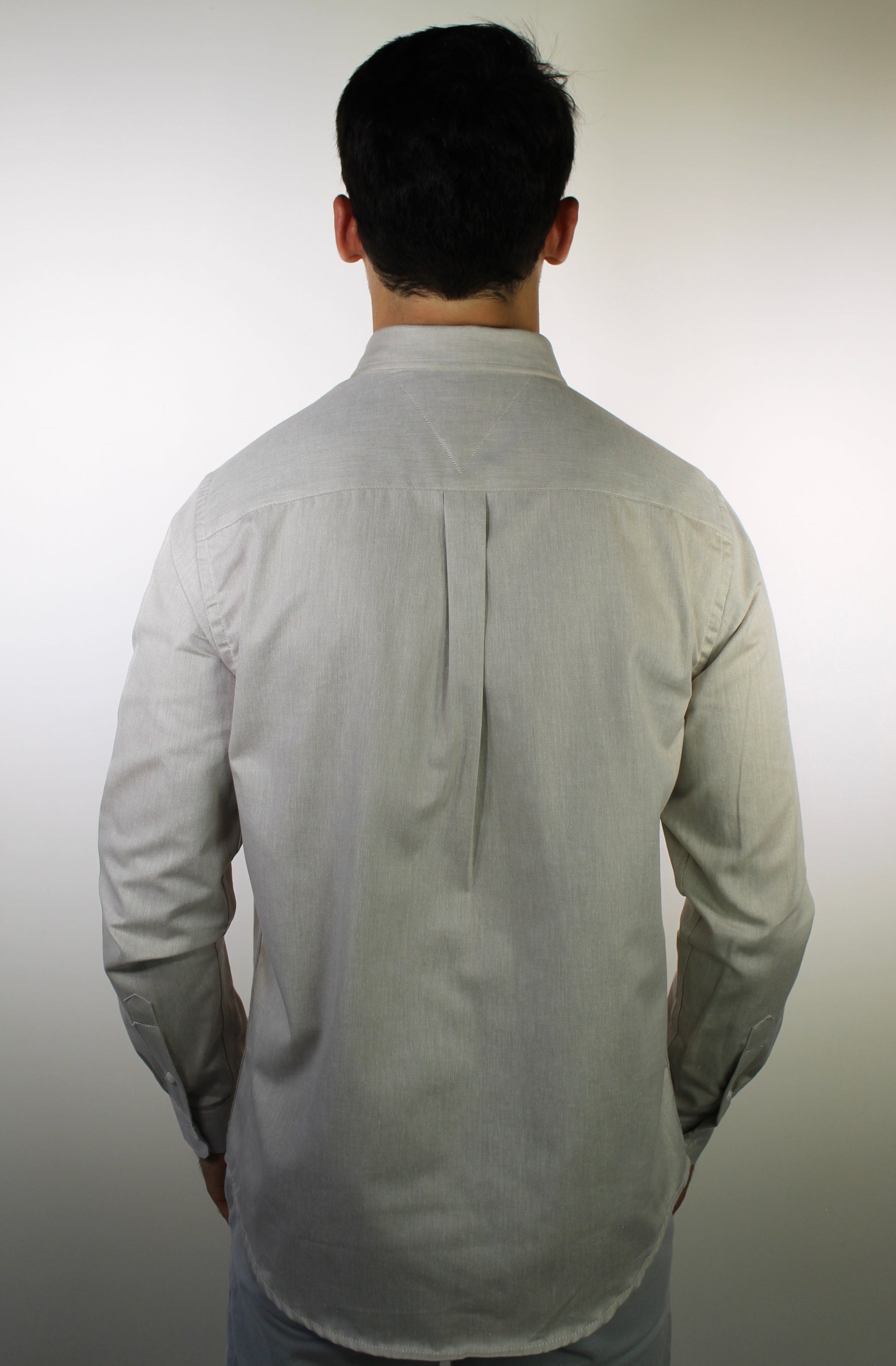 Camisa Social Lisa Manga Longa TH Classic  - Areia Mescla
