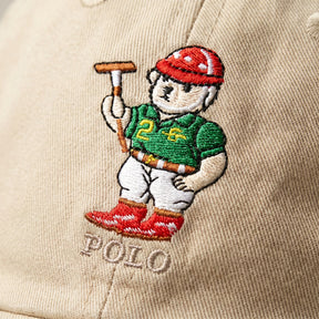 Boné RL Polo Athlete Bear - Creme