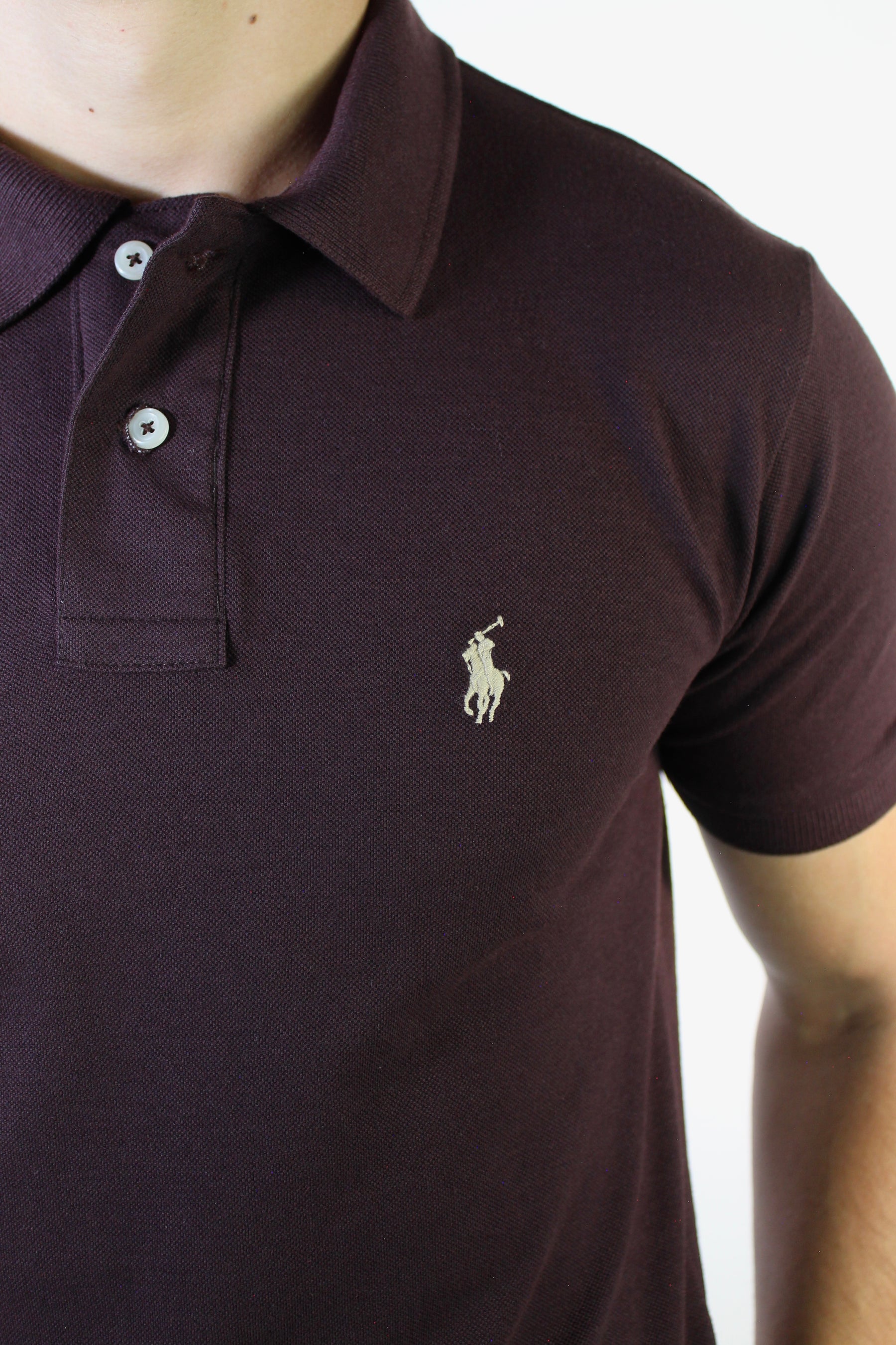 Camisa Gola Polo RL - Café