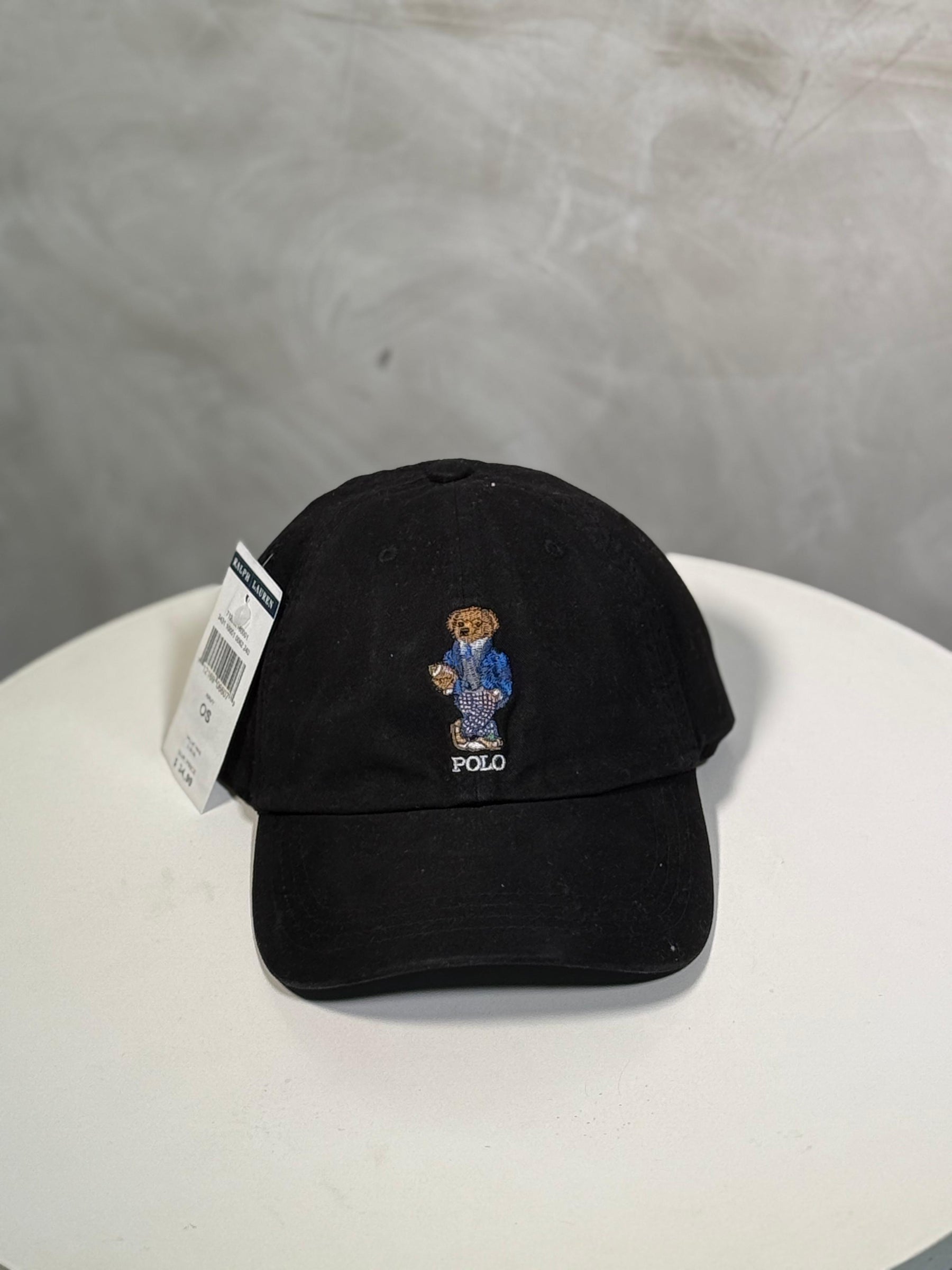 Boné Polo RL Blue Coat Bear - Preto