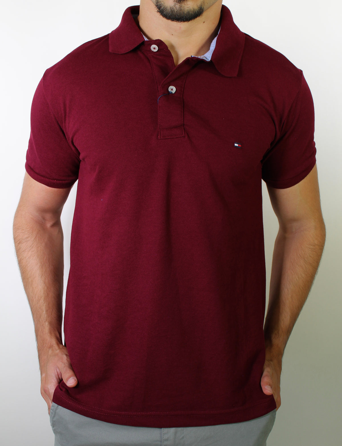Camisa Gola Polo TH Masculina Coupe Sur Ivy - Bordô