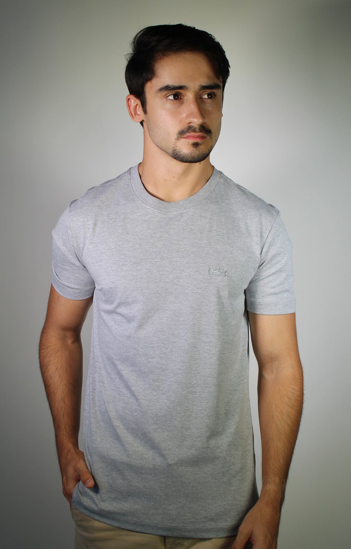 Camiseta LCT Monochrome Croc - Cinza