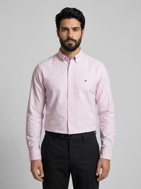 Camisa Social Lisa Manga Longa TH Classic  - Rosa
