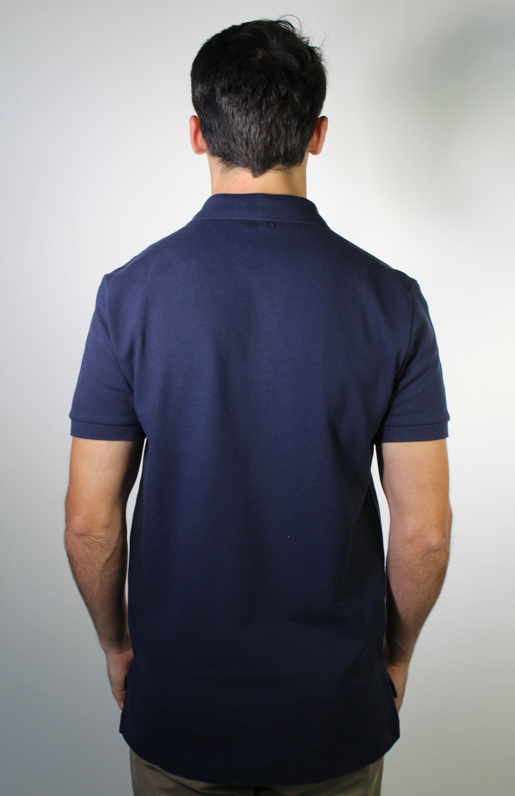 Camisa Gola Polo RL - Azul Marinho Small Pony Vermelho