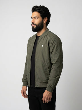 Jaqueta Bomber RL Portside Field - Verde Militar