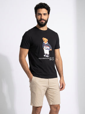 Camiseta RL Iconic Bear Rugby Club - Preta
