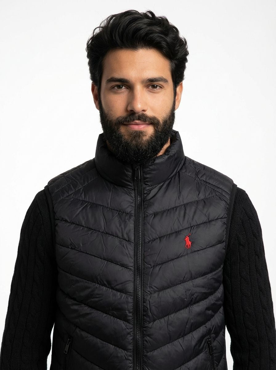 Colete RL Puffer City Heat - Preto
