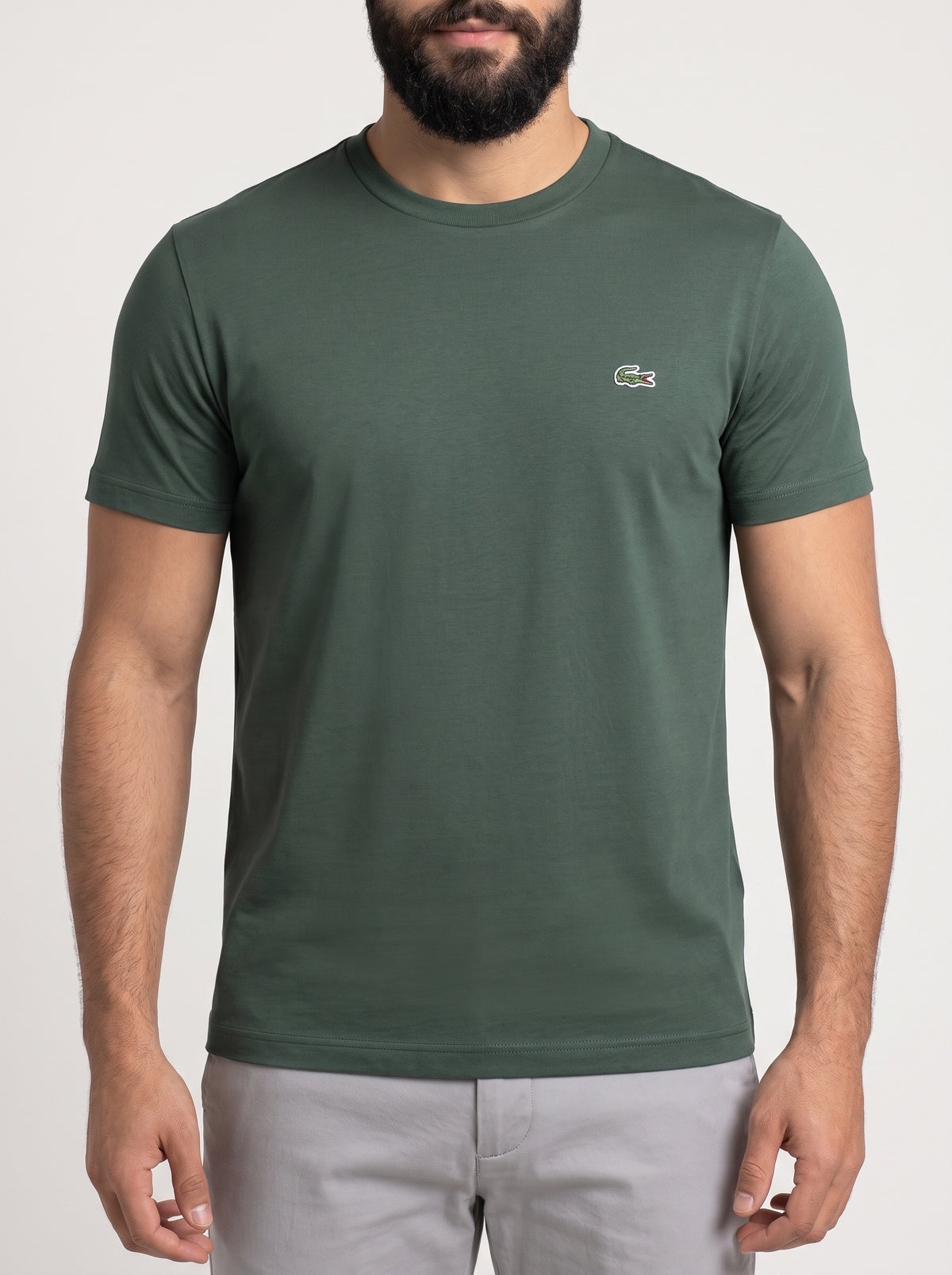 Camiseta Algodão Pima LCT - Verde Musgo