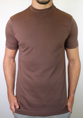 Camiseta Gola Midi Nobre Men - Marrom
