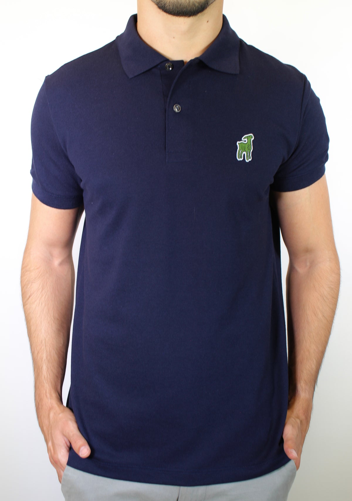 Camisa Gola Polo LCT x Djokovic THE GOAT - Azul Marinho