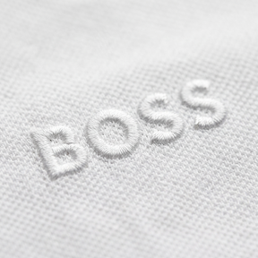 Camisa Gola Polo Boss - Off White