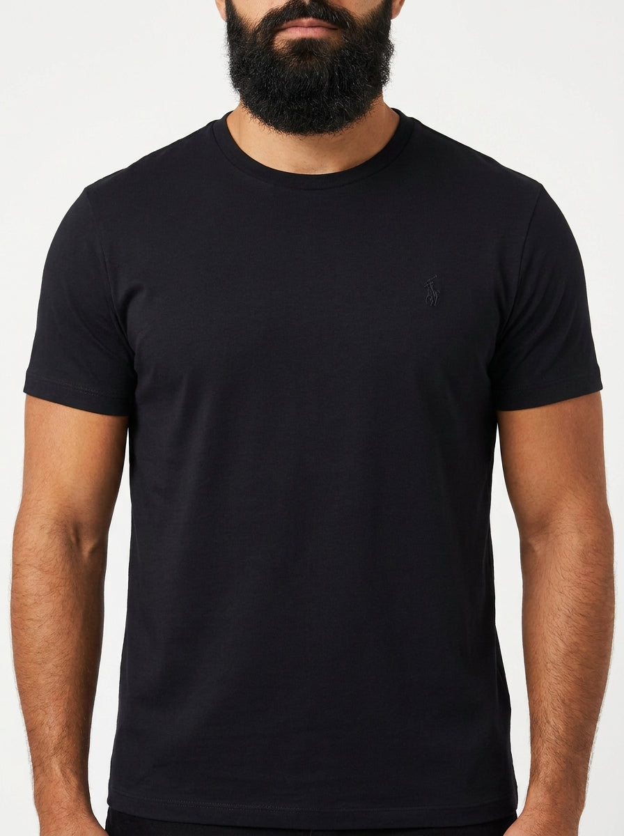 Camiseta RL Monochrome Icon - Preta