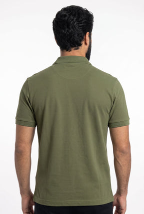 Camisa Gola Polo LCT – Verde Musgo