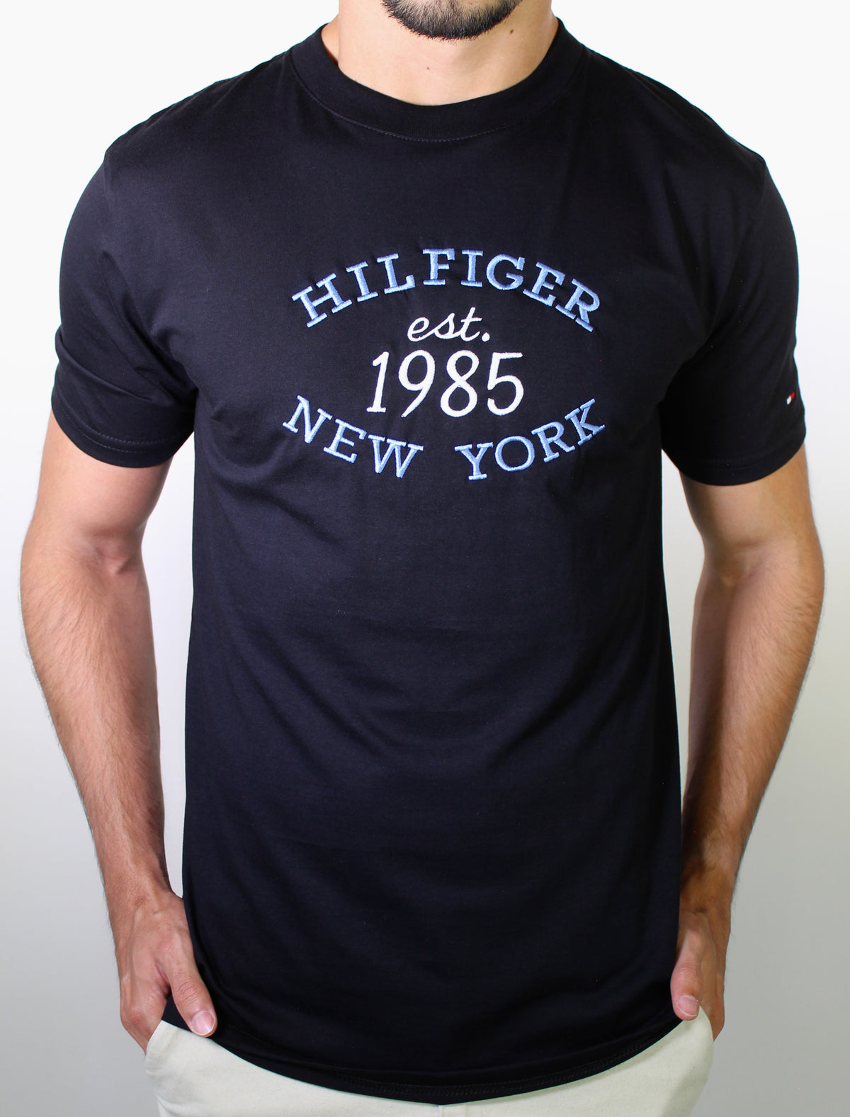 Camiseta TH Retro 1985 Crew - Preta