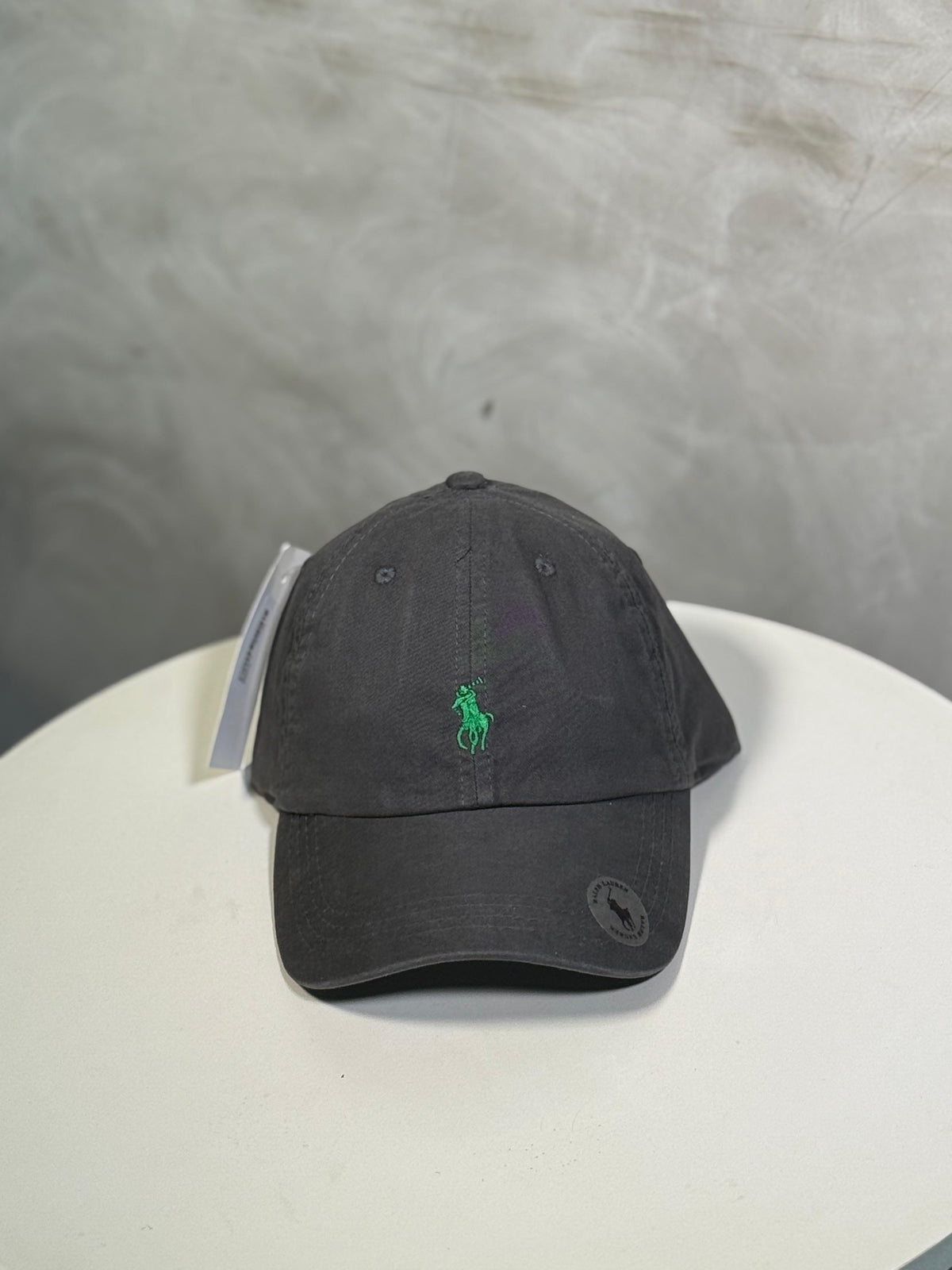 Boné Polo RL Classic - Chumbo Small Pony Verde