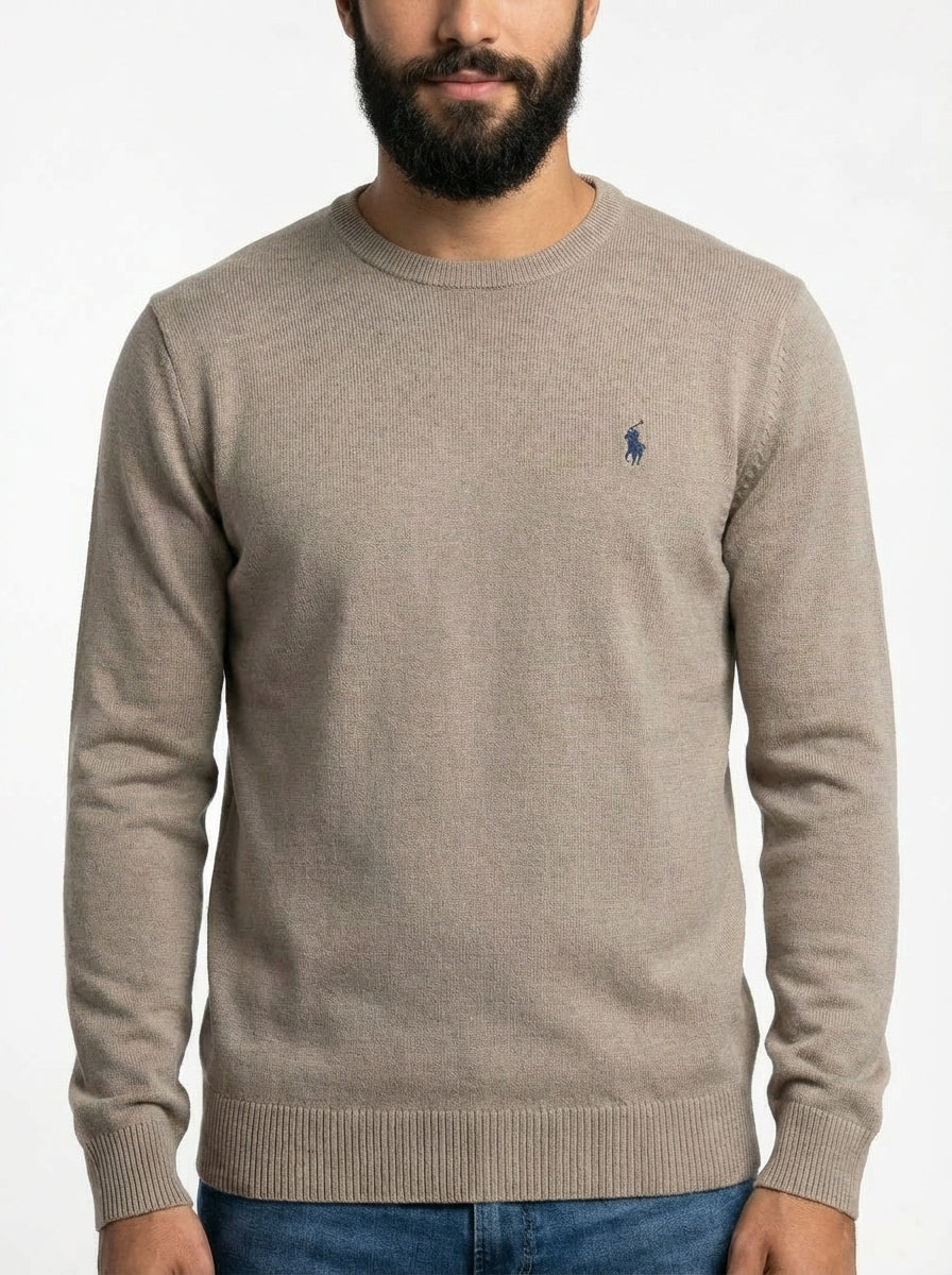 Suéter RL Essential - Marrom