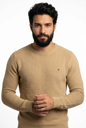 Camisa Long Sleeve TH Amalfi Core - Cáqui