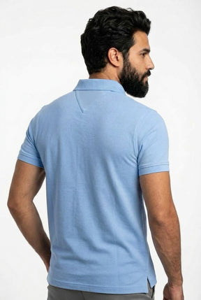 Camisa Gola Polo TH Masculina Coupe Sur Ivy - Azul Serenity