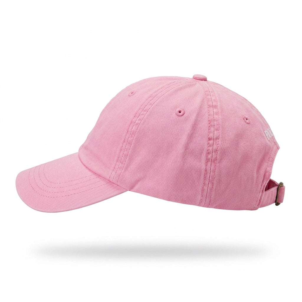 Boné Polo RL Classic - Pink Fuchsia Small Pony Branco