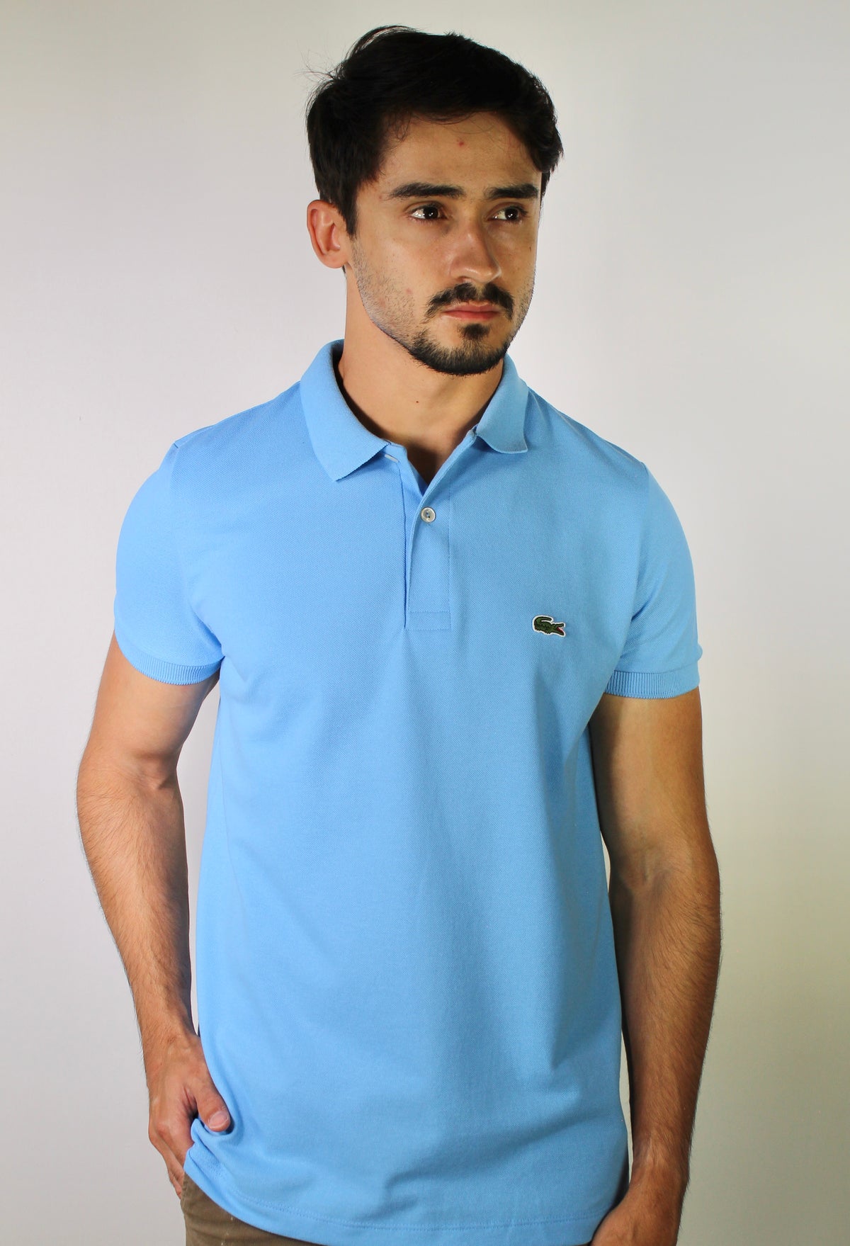 Camisa Gola Polo Masculina LCT – Azul Bebê