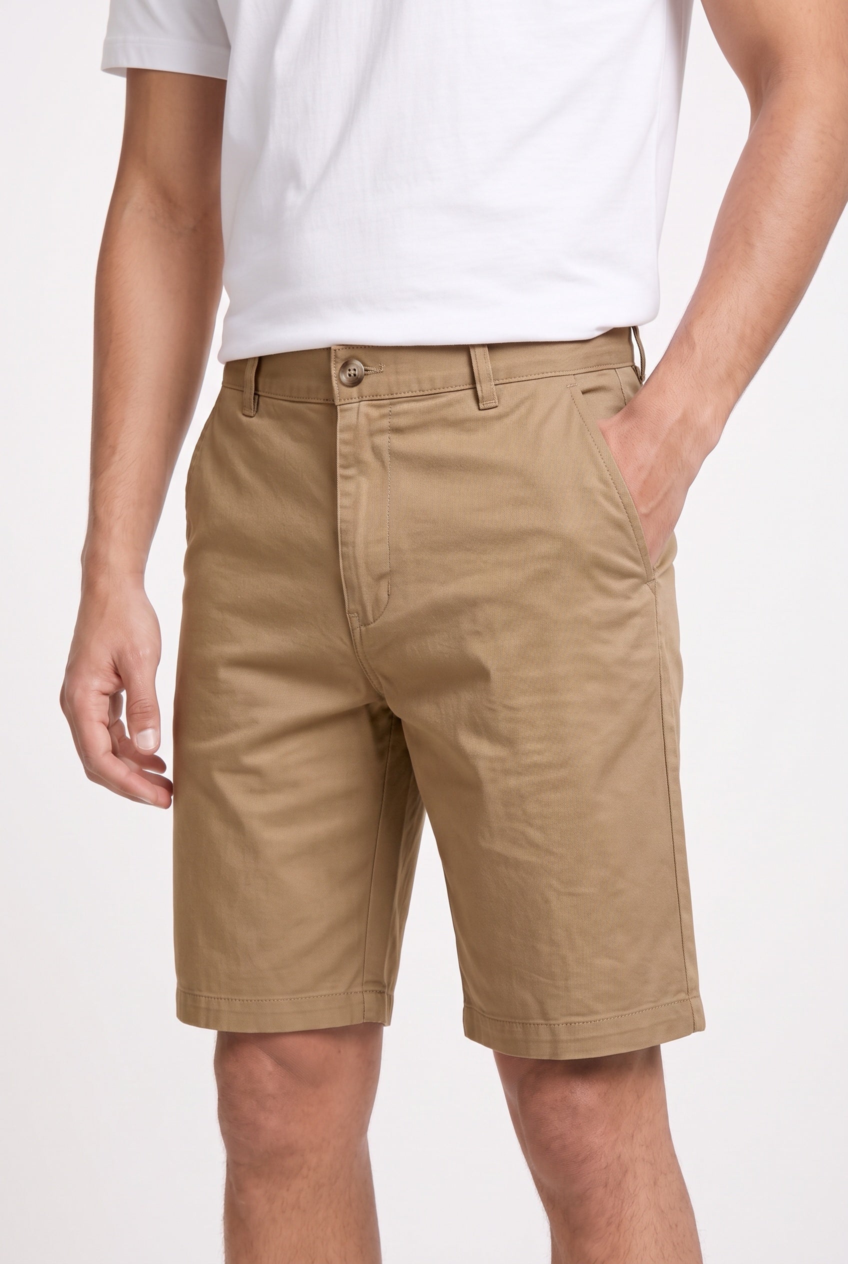 Bermuda Nobre Men Genova Sartorial - Cáqui