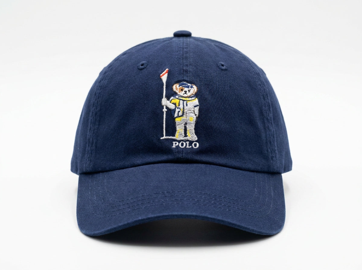 Boné Polo RL Rowing Bear - Azul Marinho