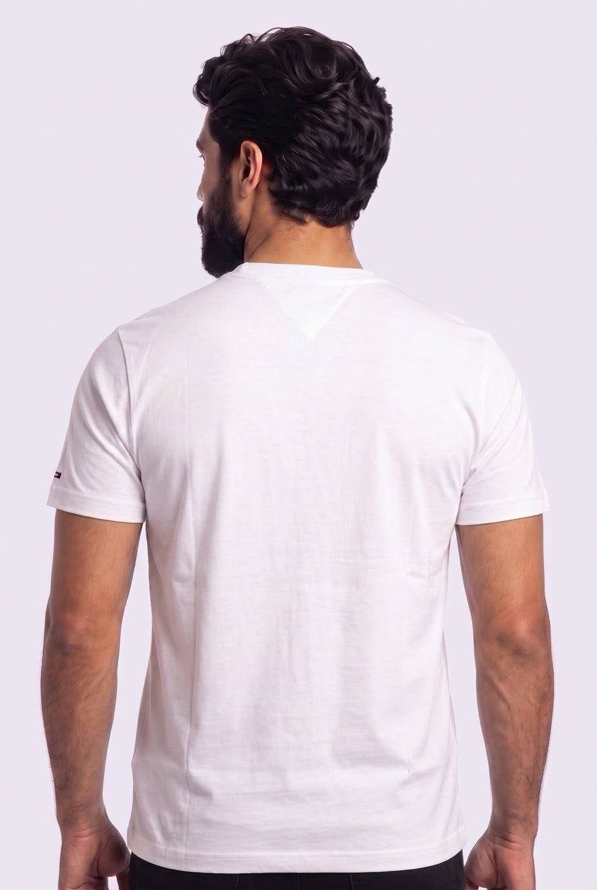 Camiseta TH Coopers Embroidery Tone - Branca