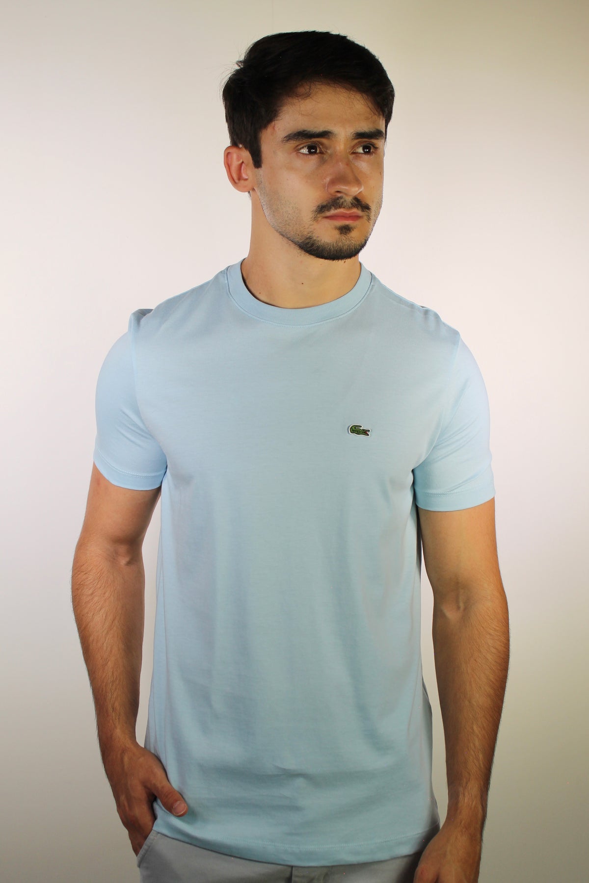 Camiseta Algodão Pima LCT - Azul Bebê