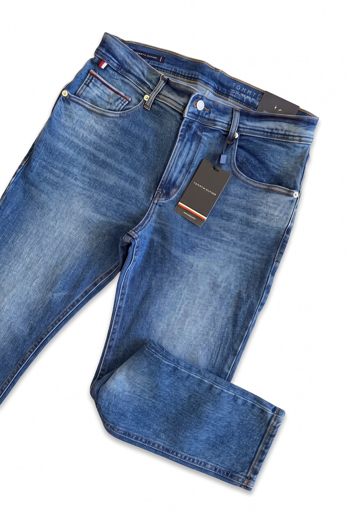 Calça Jeans TH - Niagara Blue Whiskers Wash
