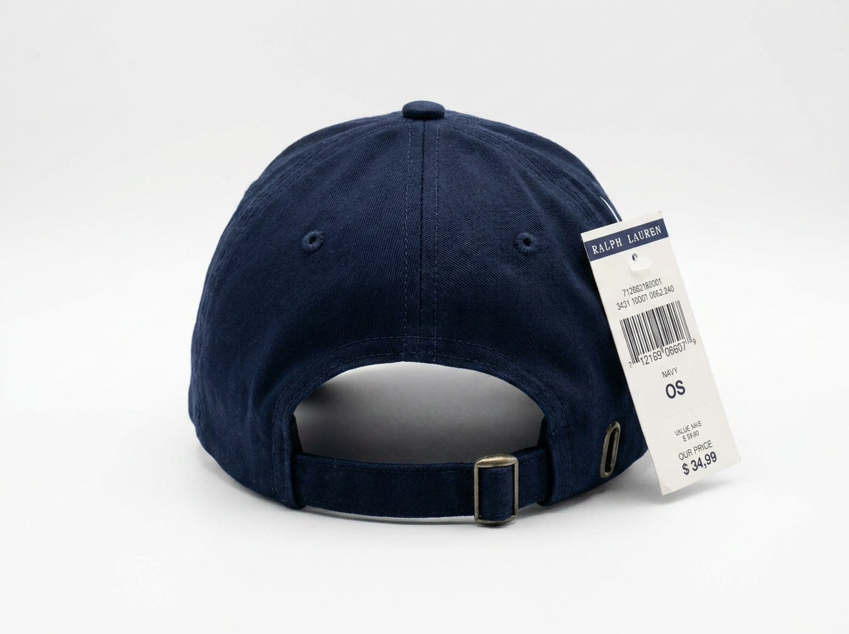 Boné Polo RL Rowing Bear - Azul Marinho