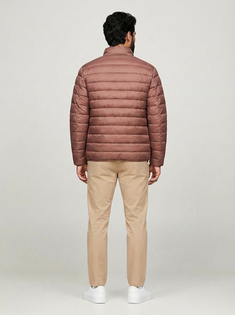 Jaqueta Puffer TH Cold Weather - Marrom