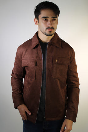 Jaqueta Suede RL Cargo - Marrom