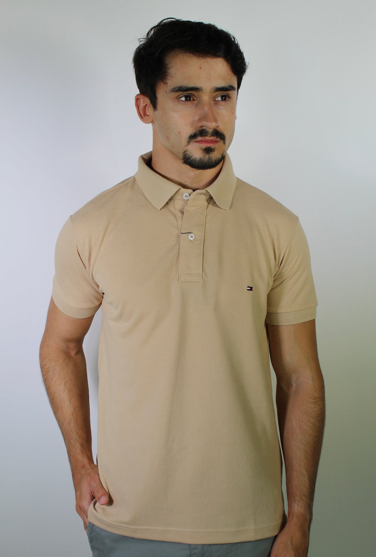 Camisa Gola Polo TH Masculina Coupe Sur Ivy - Cáqui