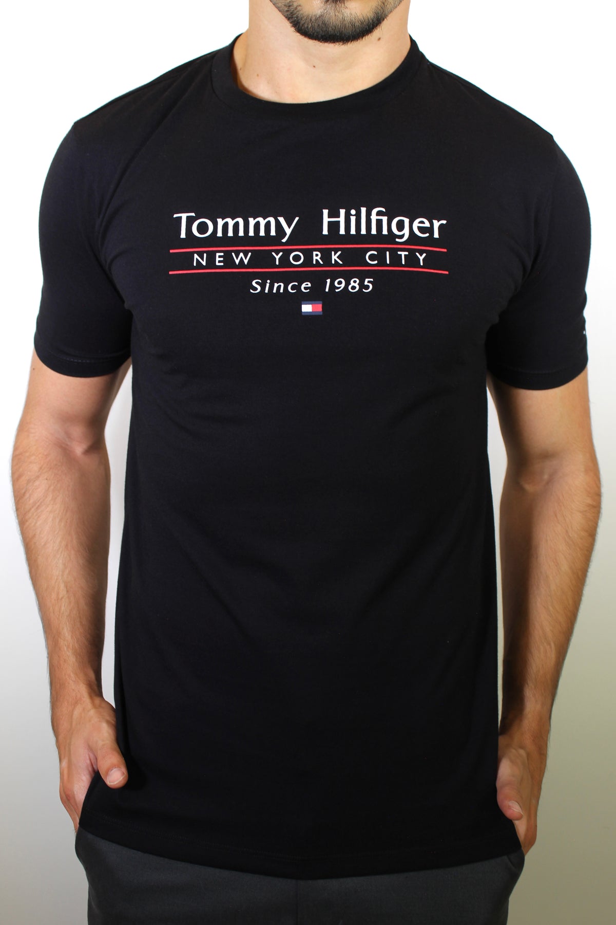 Camiseta TH Lifestyle New York City - Preta