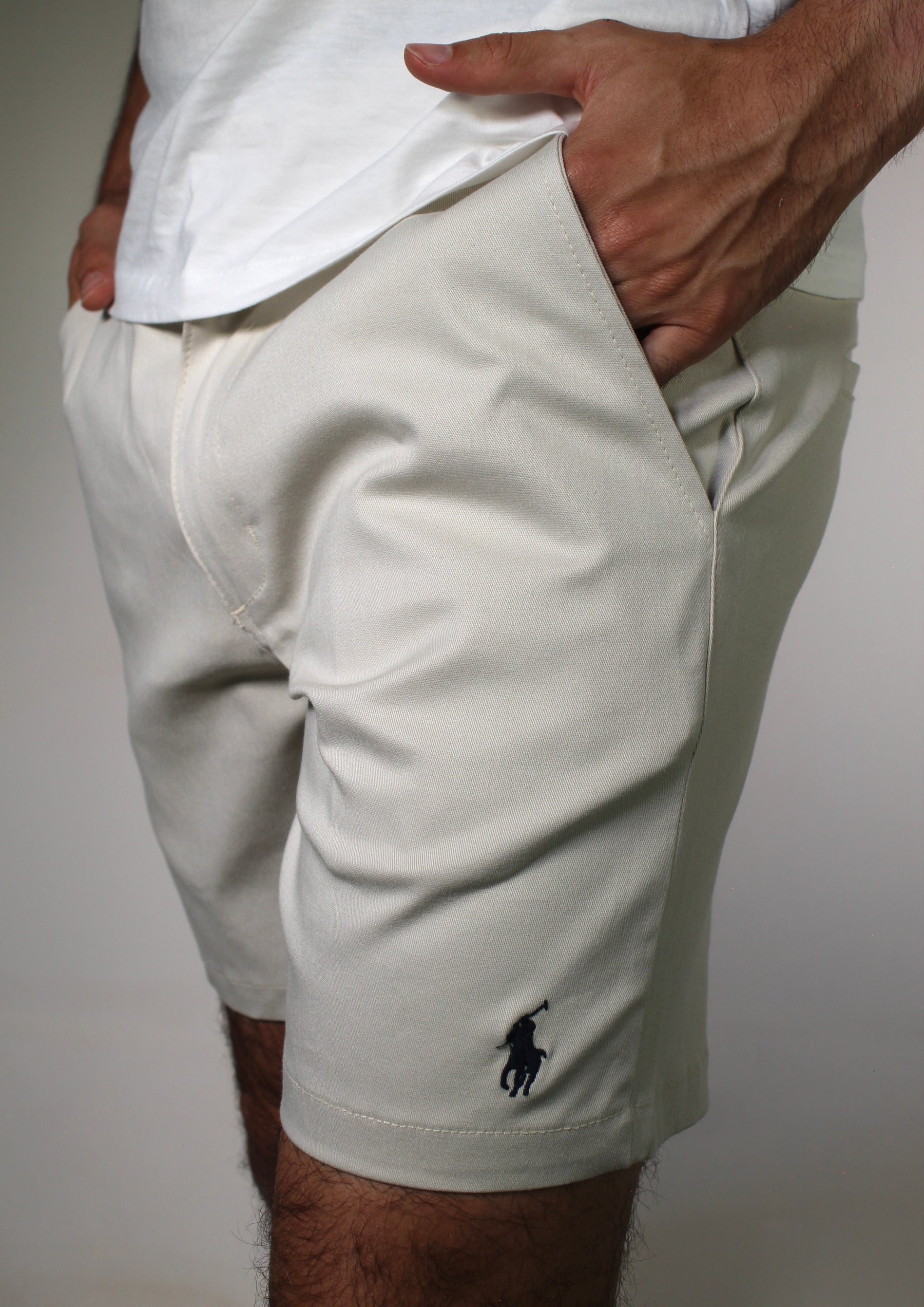 Short Sarja RL Riviera - Creme