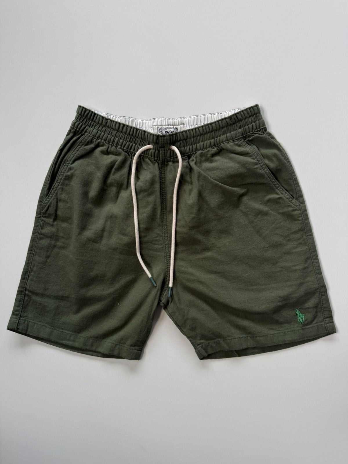 Short Linho RL Summer Fit - Verde Musgo