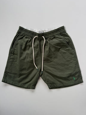 Short Linho RL Summer Fit - Verde Musgo