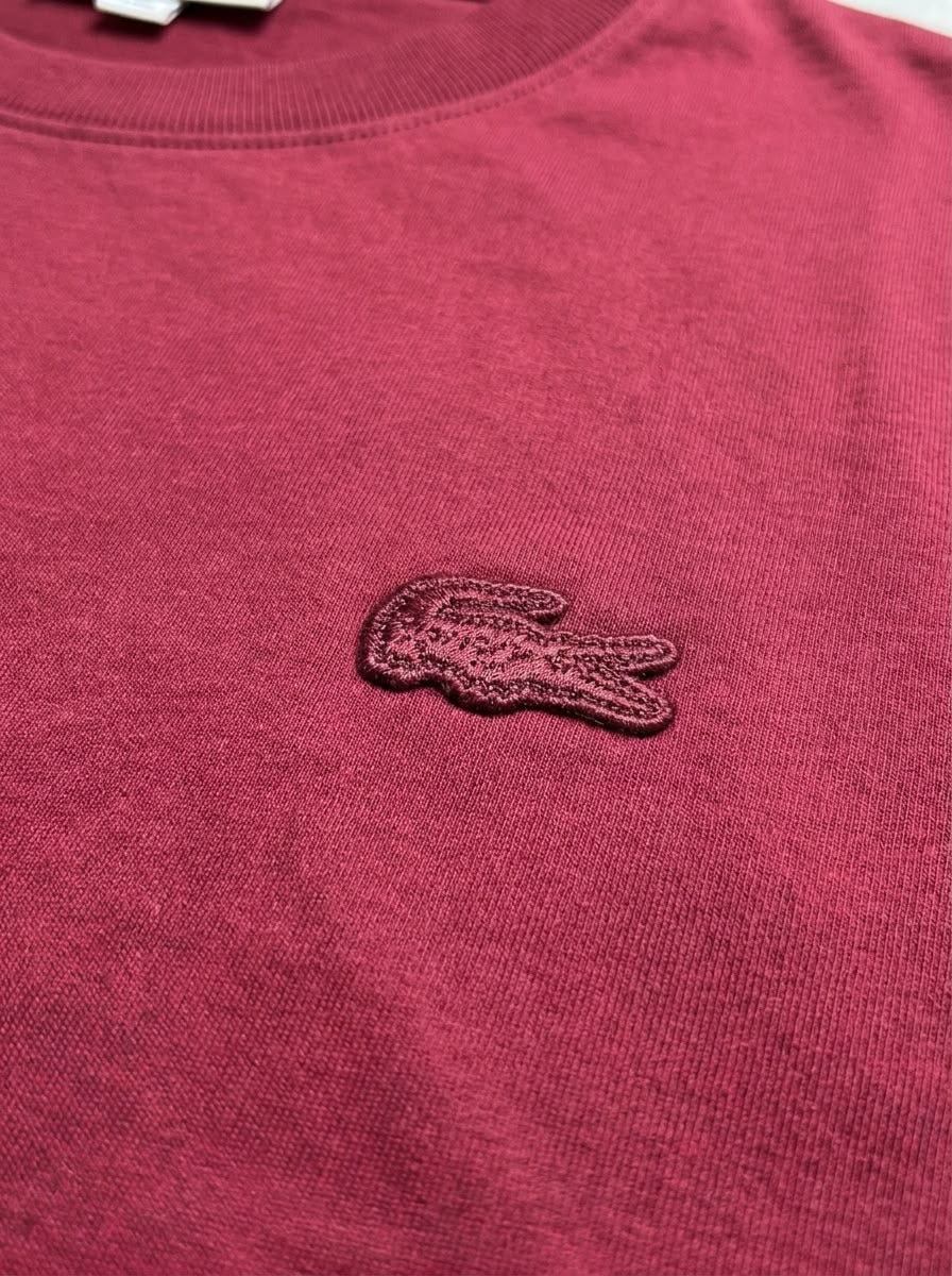 Camiseta LCT Monochrome Croc - Bordô