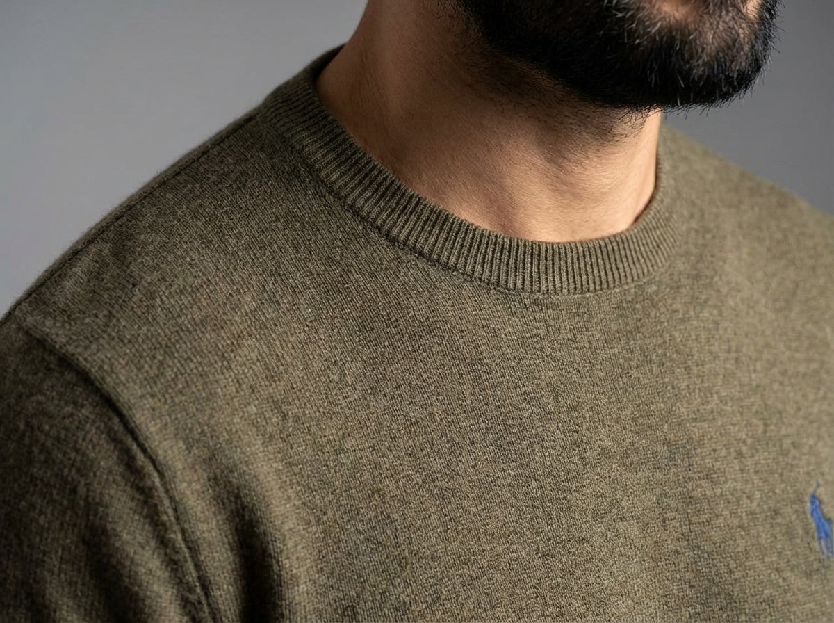 Suéter RL Essential - Taupe Oliva
