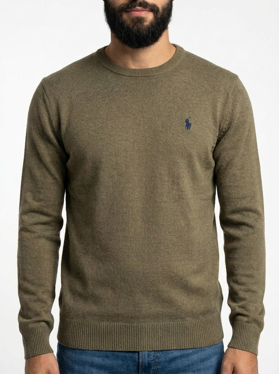 Suéter RL Essential - Taupe Oliva
