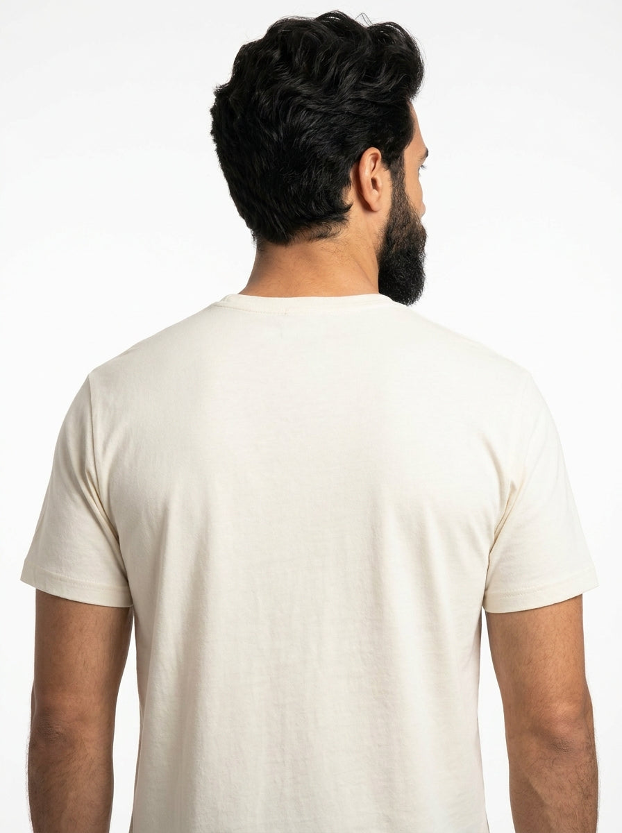 Camiseta CK Shadow Code - Off White