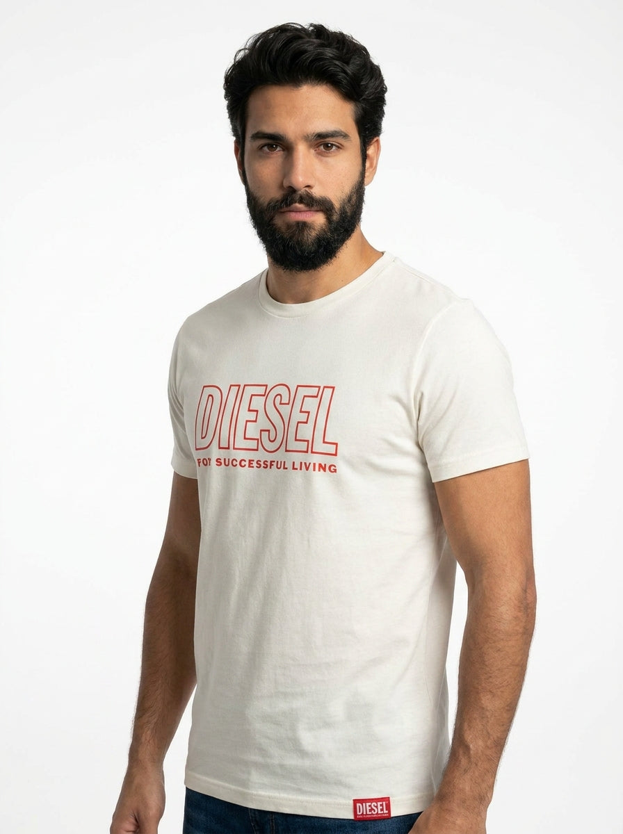 Camiseta DSL Urban Statement Tee - Off White