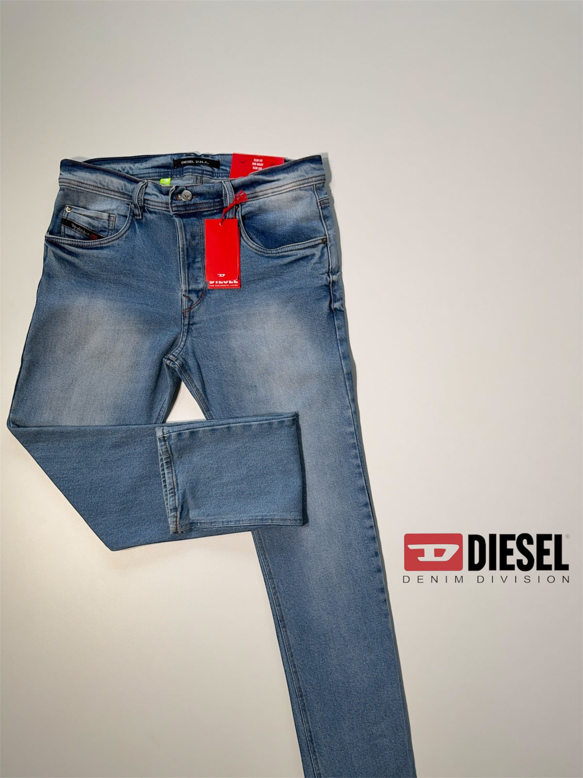 Calça Jeans DSL - Denim Light Wash Button Fly