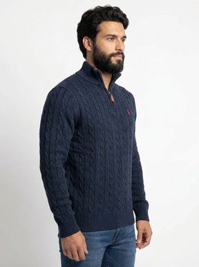 Suéter RL Hampton Signature - Azul Marinho