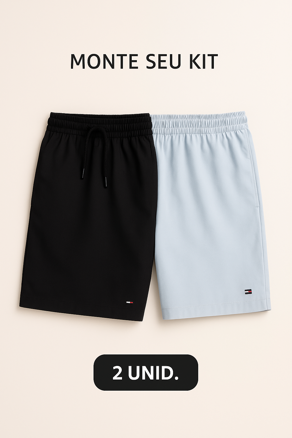 Combo 02 Unidades - Short Sarja TH