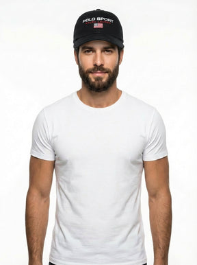Boné RL Polo Sport USA Flag - Preto