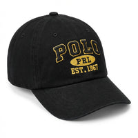 Boné Polo RL - Polo PRL Preto com Amarelo
