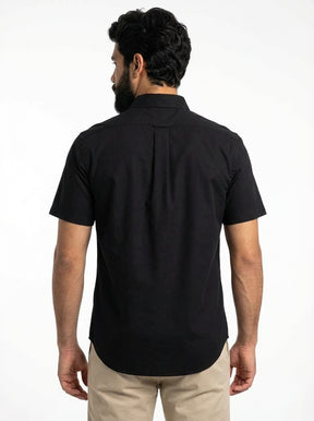 Camisa Social Manga Curta RL - Preta